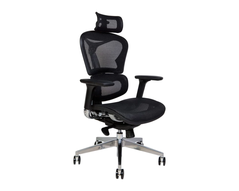 Кресло Norden Hero black Сетка, Черный