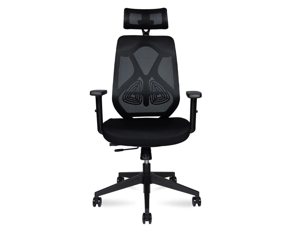 Кресло Norden Имидж Сетка/Ткань, Черный