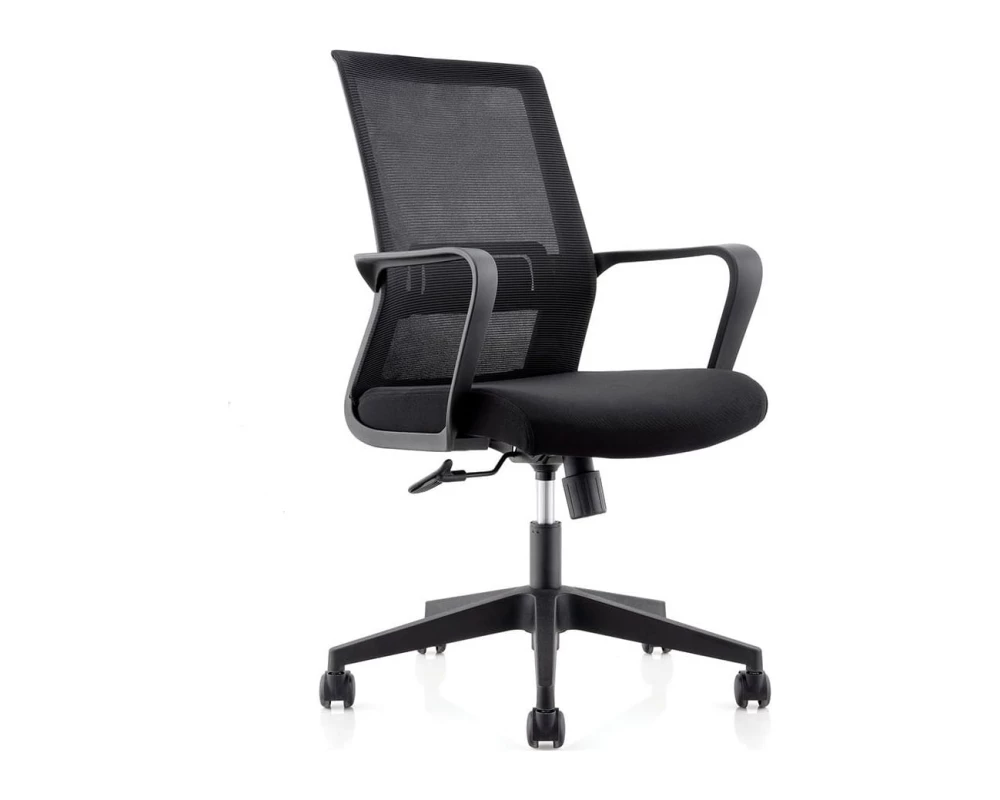 Кресло Norden Интер LB Сетка/Ткань, Черный