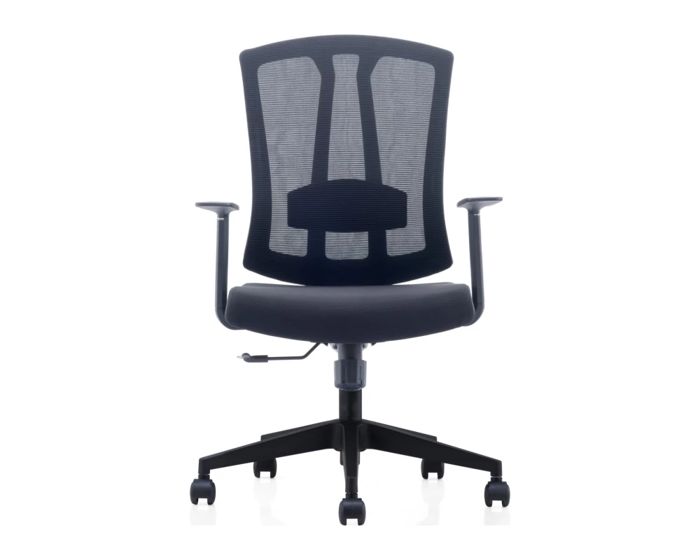 Кресло Norden Iron LB Сетка/Ткань, Черный