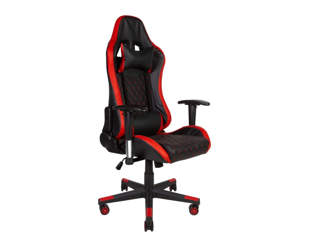 Кресло Norden Лотус EVO / Lotus EVO Экокожа, Черный/Красный