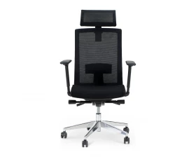 Кресло Norden Партнер aluminium Сетка/Ткань, Черный images