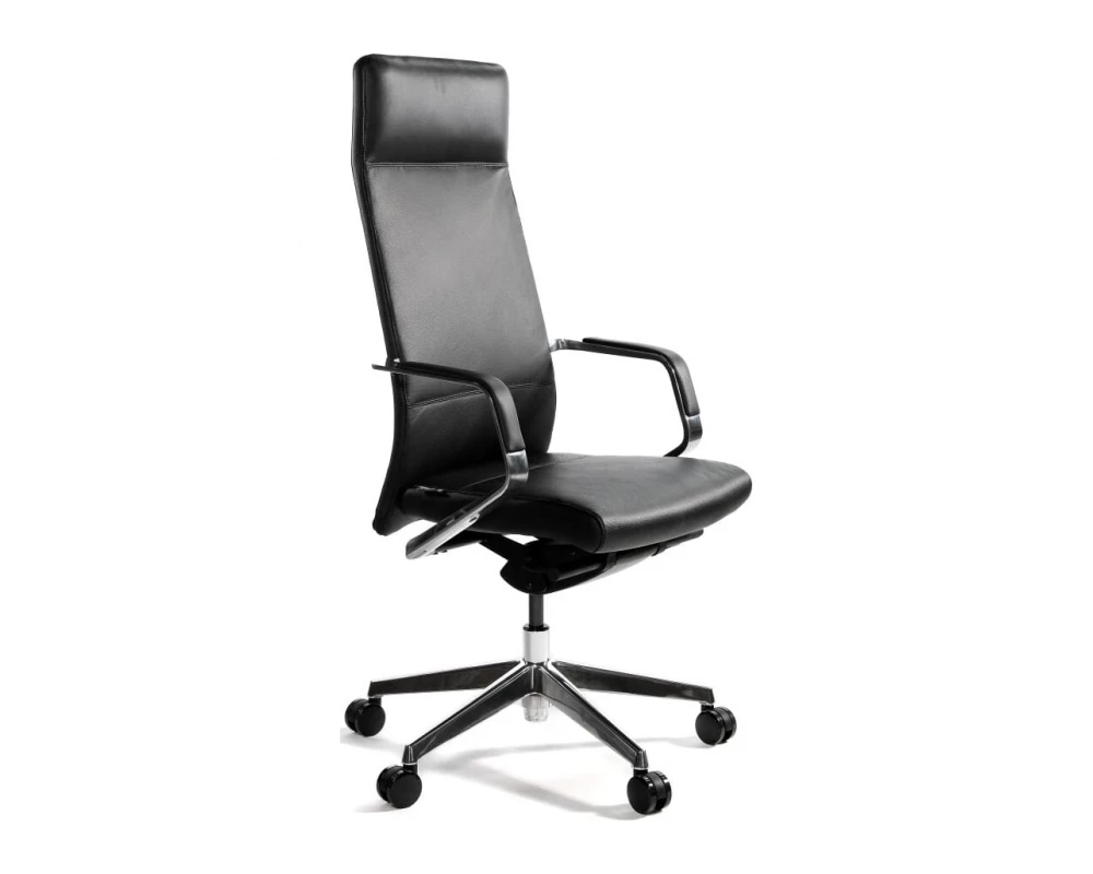 Кресло Norden Сиена Натуральная кожа, Черный