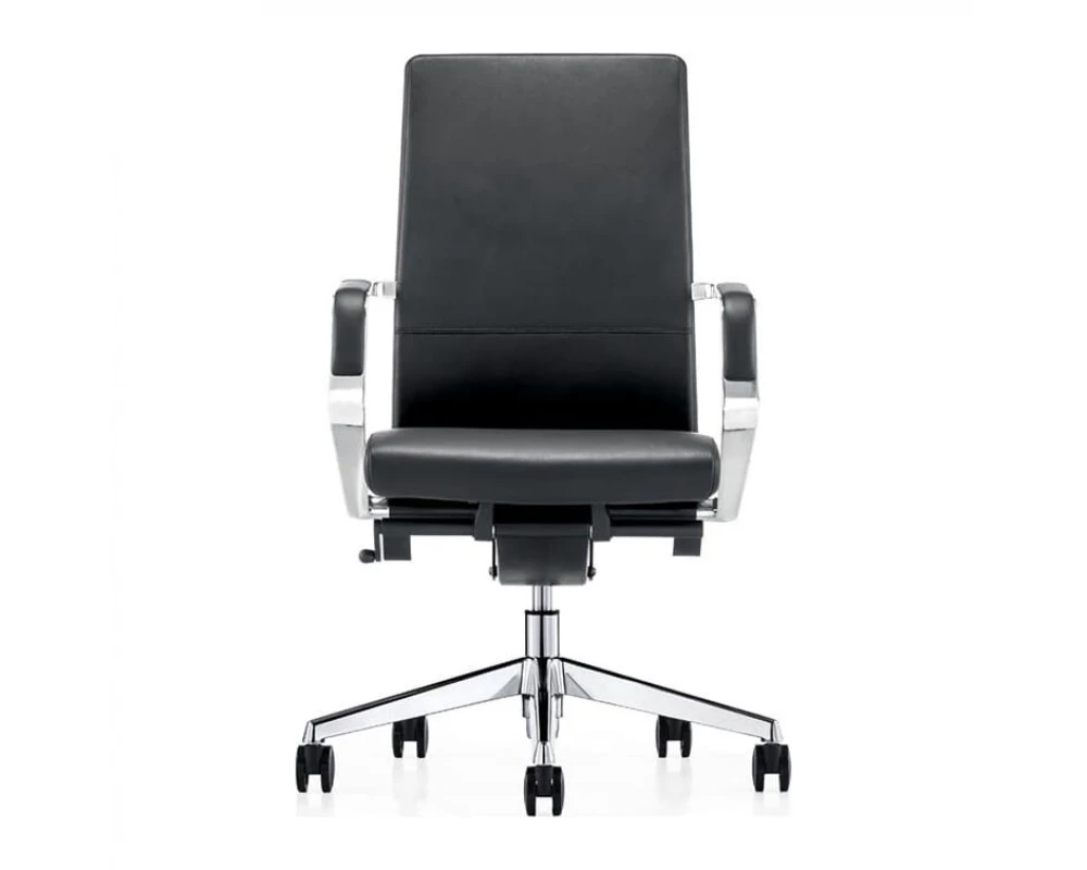 Кресло Norden Сиена LB Натуральная кожа, Черный