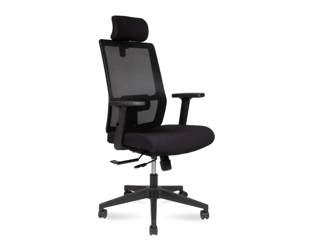 Кресло Norden Techo Сетка/Ткань, Черный