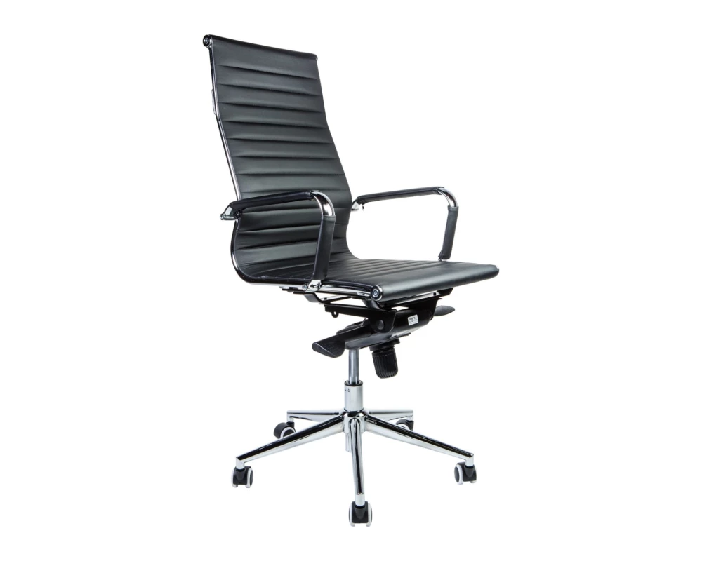 Кресло Norden Техно мультиблок Экокожа, Черный