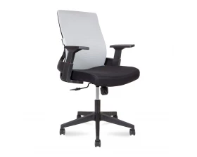 Кресло Norden Terra LB Сетка/Ткань, Черный/Серый images