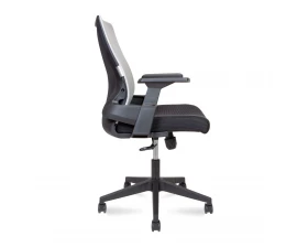 Кресло Norden Terra LB Сетка/Ткань, Черный/Серый images