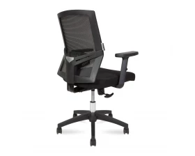 Кресло Norden Торонто LB пластик Сетка/Ткань, Черный images