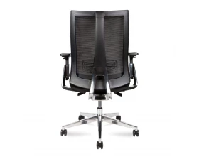 Кресло Norden Vogue aluminium LB Сетка/Ткань, Черный images