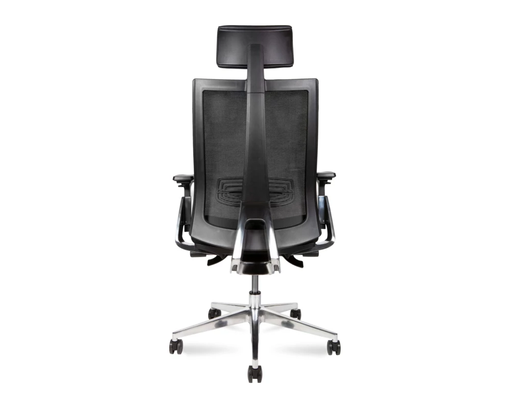 Кресло Norden Vogue aluminium Сетка/Ткань, Черный