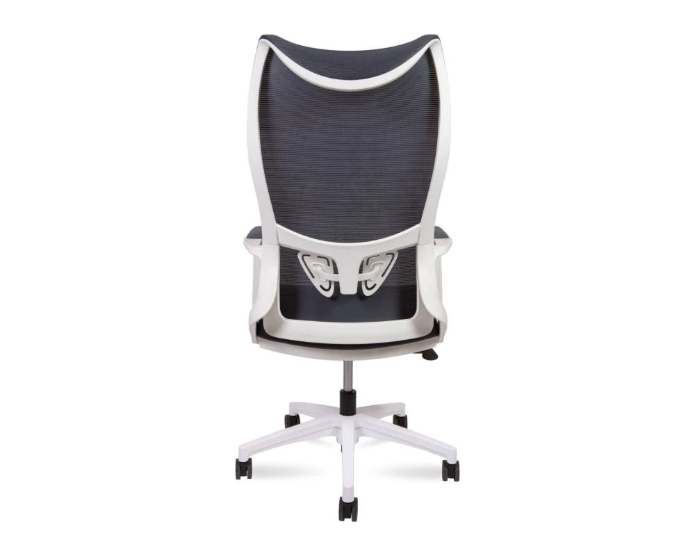 Кресло Norden Wave white Сетка/Ткань, Серый