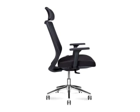 Кресло Norden Mono chrom Сетка/Ткань, Черный images