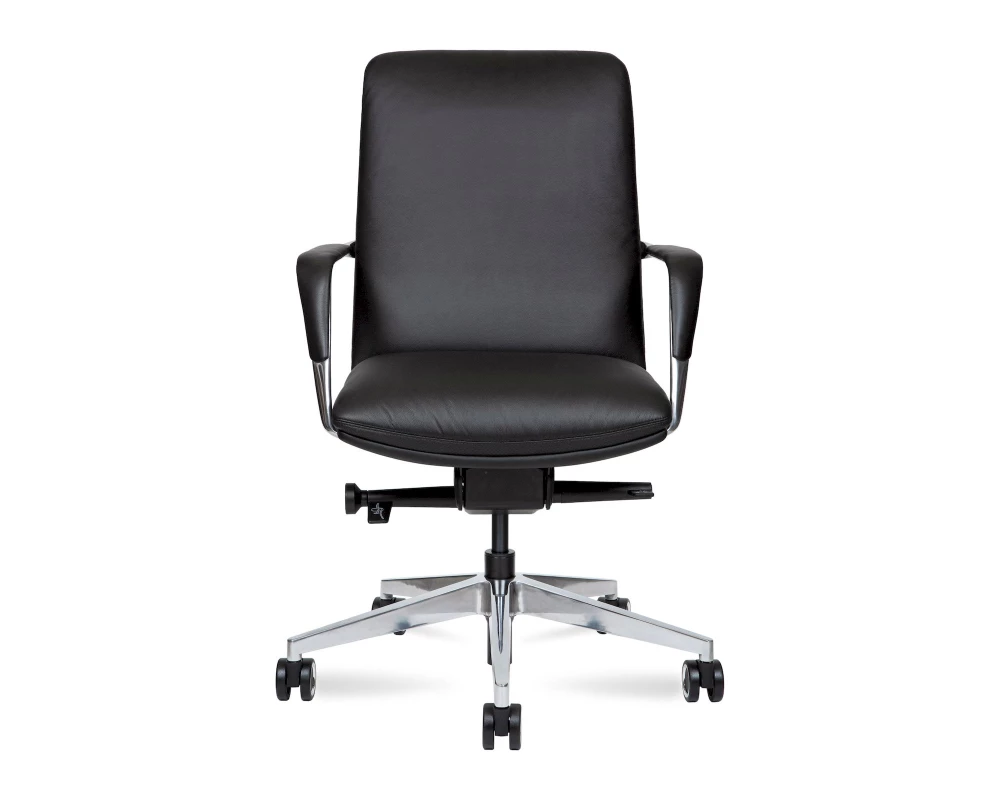 Кресло Norden Neo LB Натуральная кожа, Черный