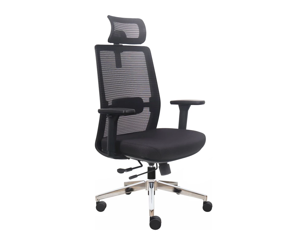 Кресло Norden Right Сетка/Ткань, Черный