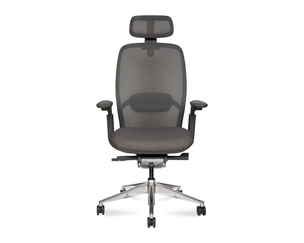 Кресло Norden Tesla aluminium Сетка/Ткань, Серый