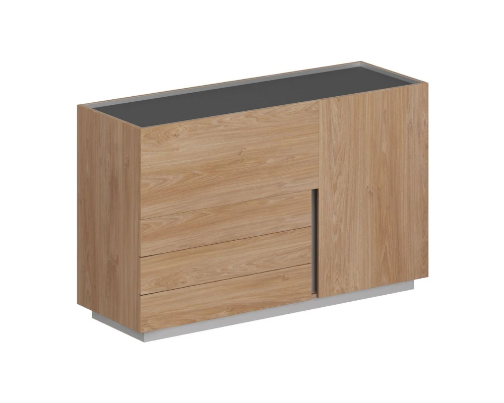 Шкаф левый 1600x550x975 Оливер / Oliver