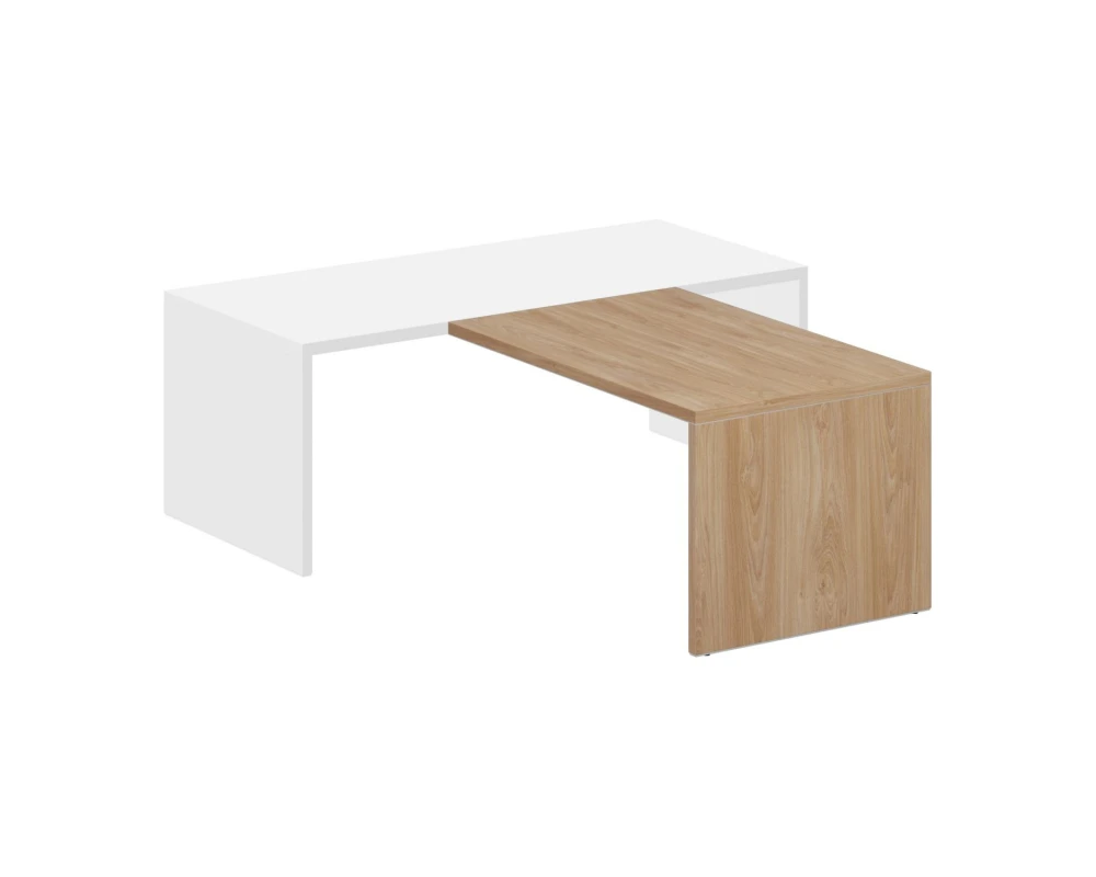 Стол приставной фронтальный (брифинг) Оливер / Oliver Гикори натуральный