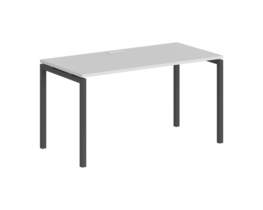 Стол 1200x600x750 профиль антрацит: 40x40 Sigma Белый