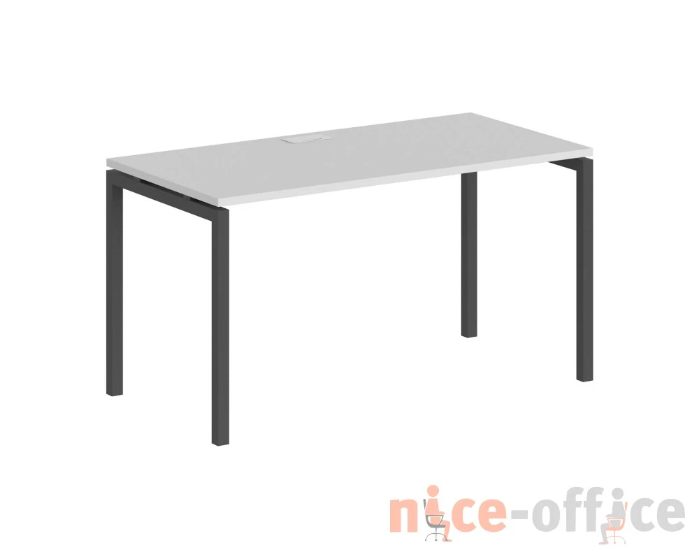 Стол 1400x700x750 профиль антрацит: 40x40 Сигма / Sigma Белый