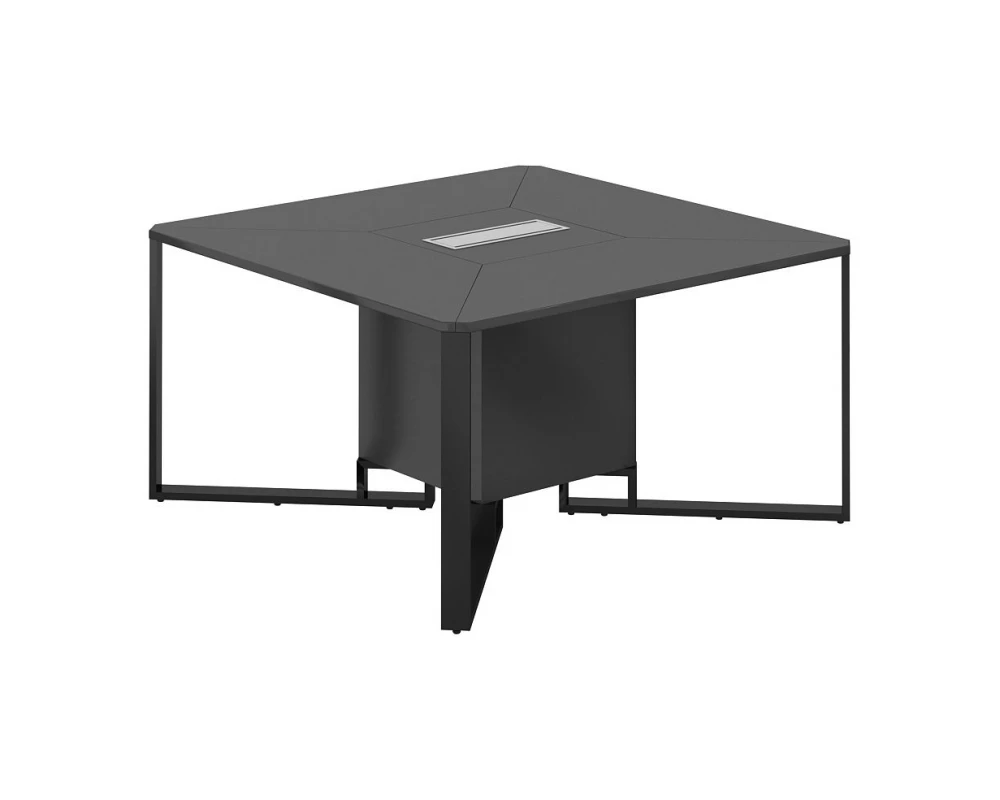 Стол переговорный 1400х1400х750 Spider Антрацит