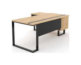 Стол руководителя с одной опорой (монтируемый на тумбу) 200 Зета images