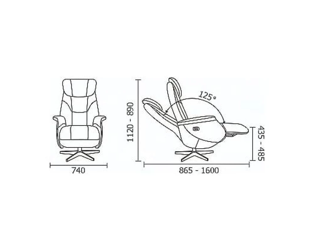 Кресло Relax Monarch