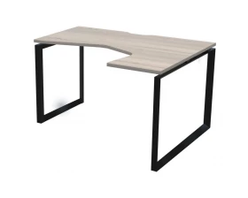 Стол эргономичный правый на металлокаркасе НТМП.О-040.ПР Аргентум images