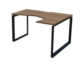 Стол эргономичный правый на металлокаркасе НТМП.О-060.ПР Аргентум images