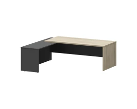 Стол руководителя левый KZP-22L 2200x2000x750 Кортез images