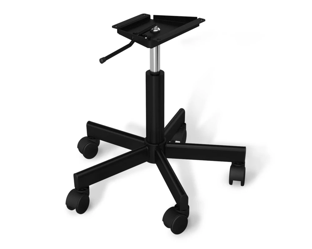 Стул подъемно-поворотный SHT-ST31-C4/S120M Велюр, Аквамарин/Черный муар