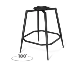 Стул полубарный SHT-ST19-SF2/S1480-1 Велюр, Туманная дымка/Черный муар images