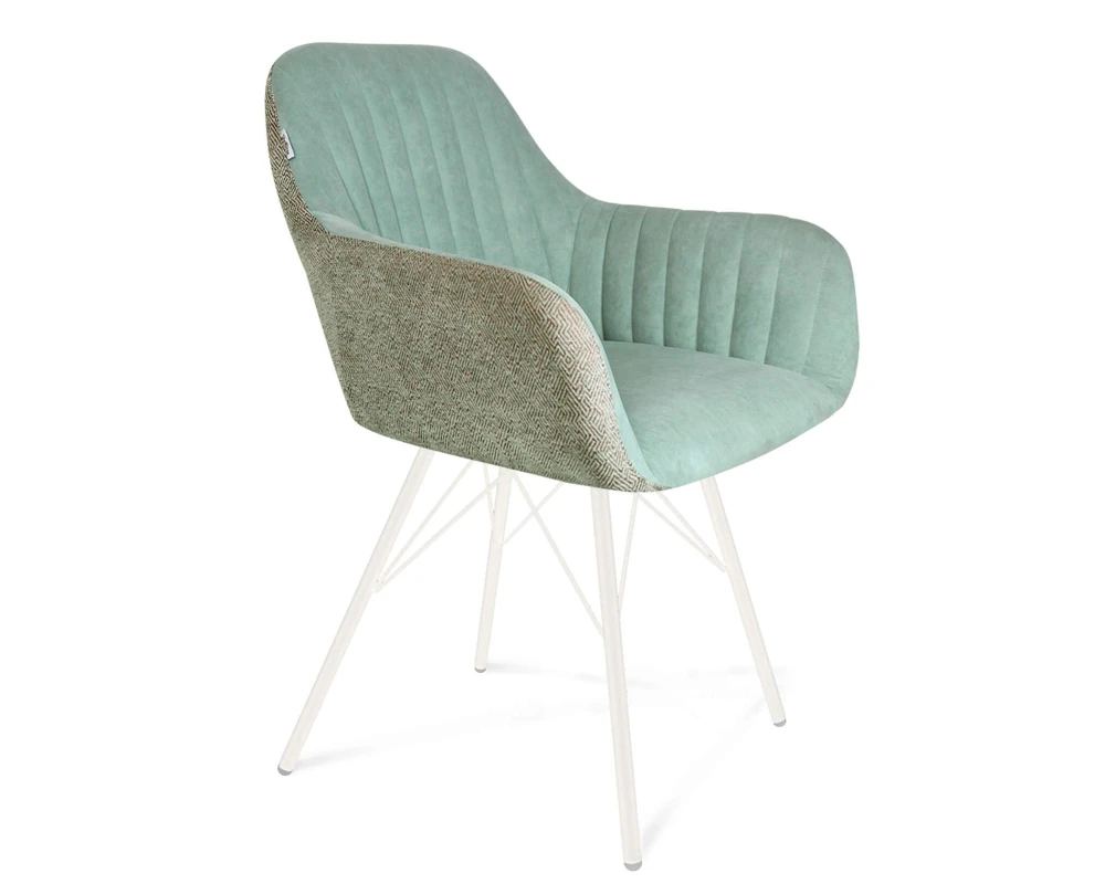 Стул SHT-ST38-3/S37 Велюр, Вечерняя заря/Белый муар
