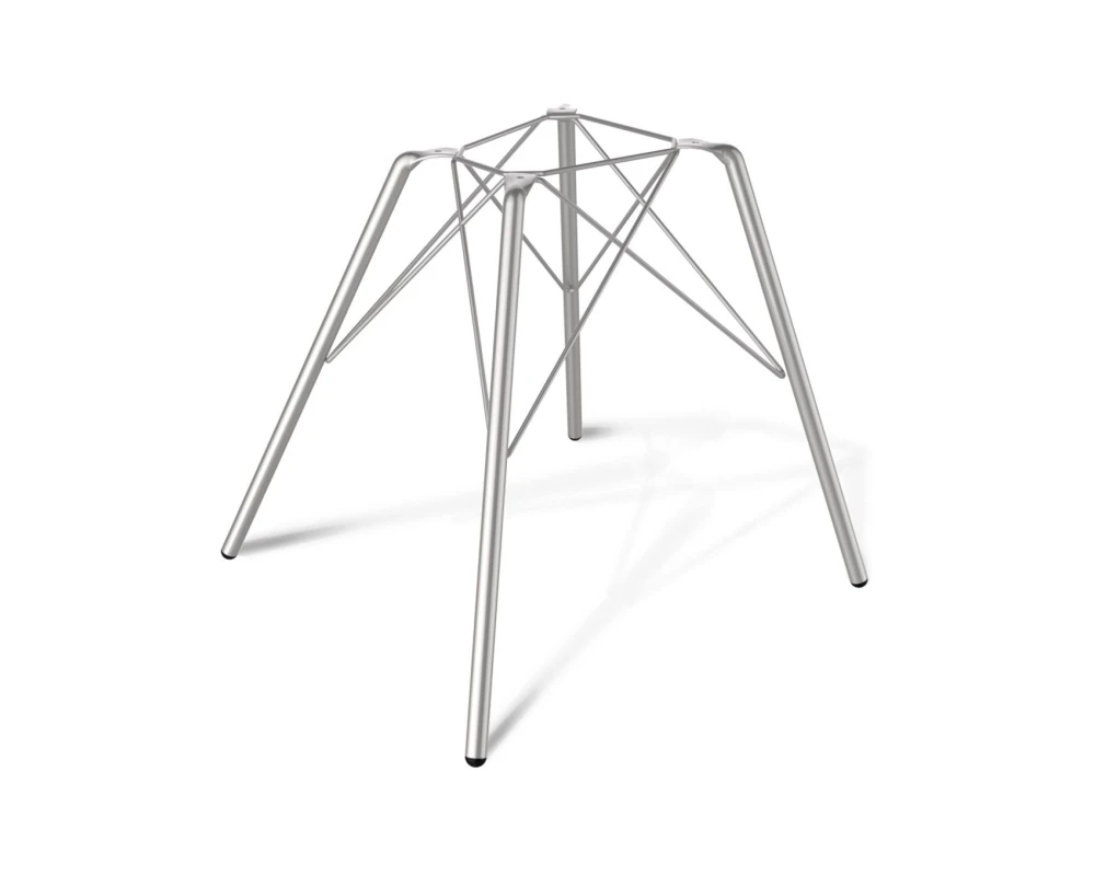Стул SHT-ST43-2/S37 Велюр, Стальной серый/Серое облако/Хром лак