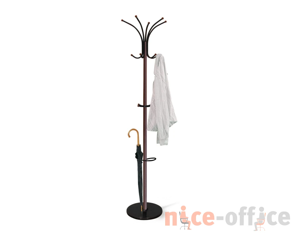 Вешалка SHT-CR9 Темный орех/Мрамор