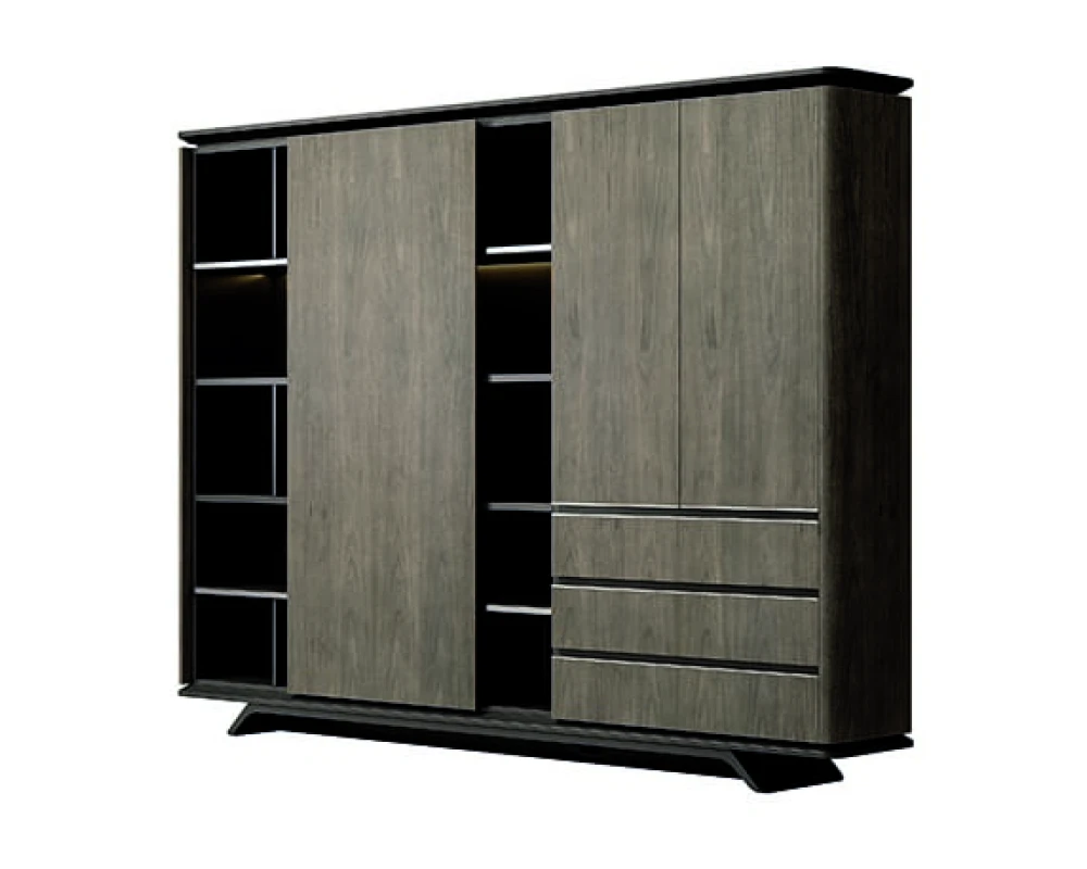 Шкаф для документов с раздвижными фасадами 2800x430x2050 Atlas (Sun)