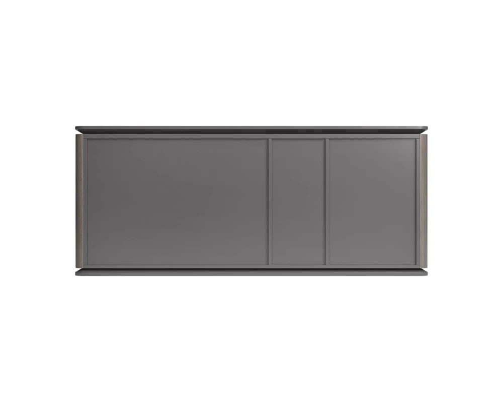 Шпонированный шкаф низкий 1900x430x800 Atlas (Sun)