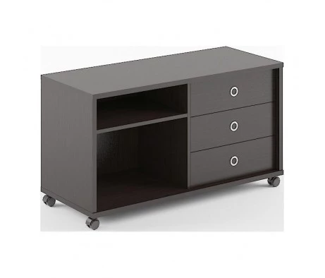 Тумба мобильная с двумя полками 1200х500х660 Born TP