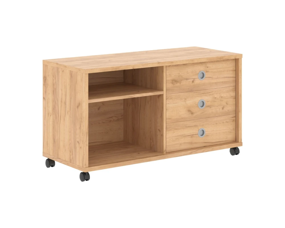 Тумба мобильная с двумя полками 1200х500х660 Борн / Born TP
