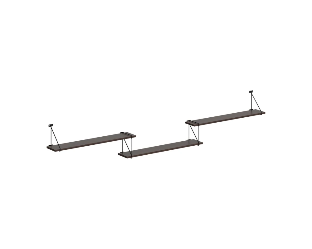 Полка подвесная 2380х166х392 Кофе / Coffee