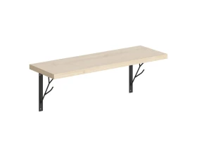 Полка подвесная 630х220х222 Кофе / Coffee images