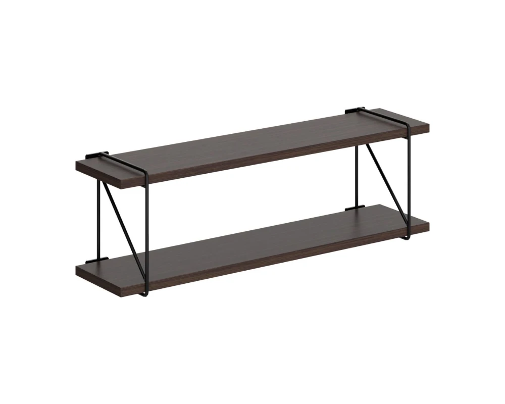 Полка подвесная 660х166х214 Кофе / Coffee