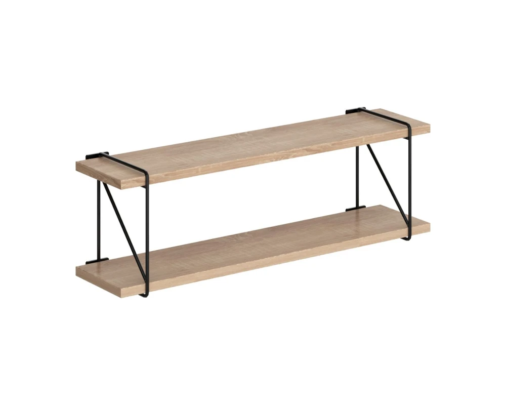 Полка подвесная 660х166х214 Кофе / Coffee