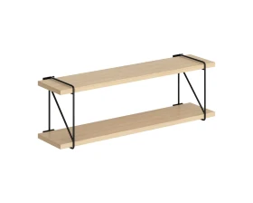 Полка подвесная 660х166х214 Кофе / Coffee images