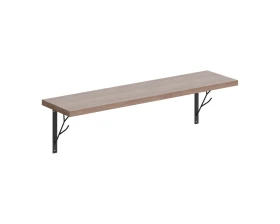 Полка подвесная 830х220х222 Кофе / Coffee images