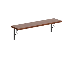 Полка подвесная 830х220х222 Кофе / Coffee images