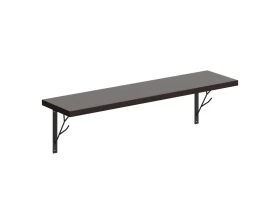 Полка подвесная 830х220х222 Кофе / Coffee images