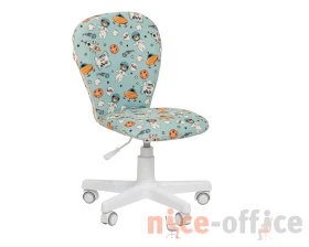 Кресло CHAIRMAN ТИН 105 белый пластик images