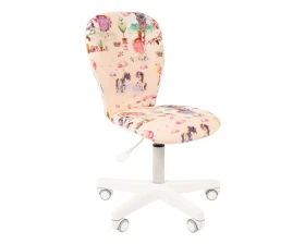 Кресло CHAIRMAN ТИН (Kids) 105 белый пластик (white) images