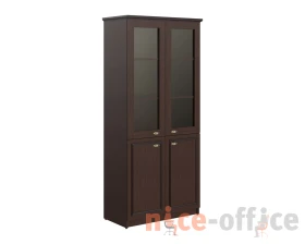 Шкаф с 2 стеклянными дверьми 922х466х2023 Раут / Raut images